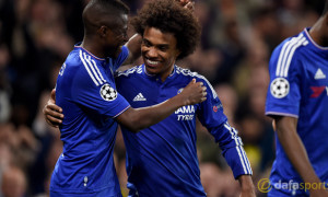 Champions League Chelsea v Dynamo Kiev Willian