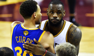 Golden State Warriors and Cleveland Cavaliers LeBron James