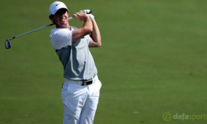Rory McIlroy in Dubai Golf