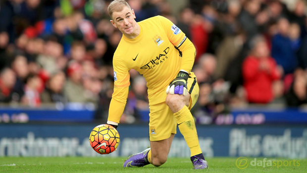 Man City goalkeeper Joe Hart