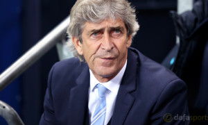 Man City manager Manuel Pellegrini Capital One Cup