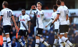 Christian Eriksen Tottenham Hotspur v Sunderland