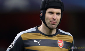 Arsenal goalkeeper Petr Cech Champions League