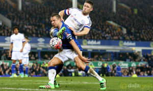 Chelsea v Everton Phil Jagielka