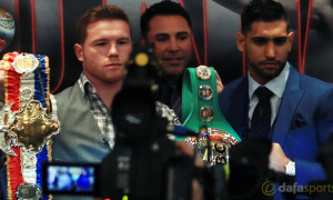 Amir Khan v Saul Alvarez Boxing