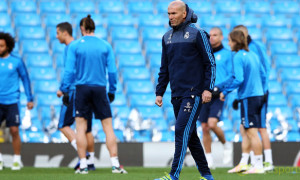 Real Madrid manager Zinedine Zidane Champions League