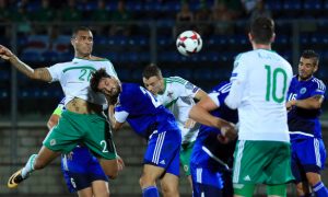 Northern Irelands Josh Magennis - San Marino v Northern Ireland - 2018 FIFA World Cup Qualifying