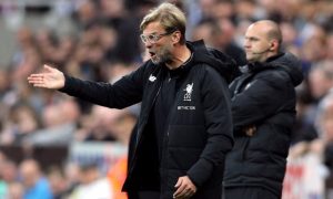 Liverpool manager Jurgen Klopp during the Premier League match at St James' Park, Newcastle