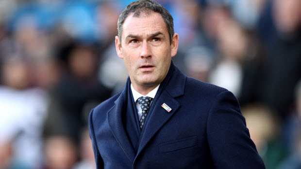 Swansea City manager Paul Clement