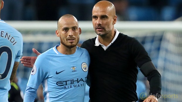 Pep-Guardiola-and-David-Silva-Manchester-City