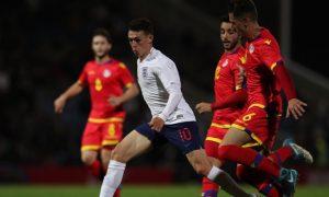 Phil Foden England Under-21 Championship Qualifying