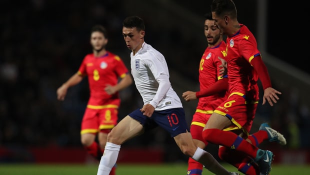 Phil Foden England Under-21 Championship Qualifying 