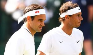 Roger Federer and Rafael Nadal