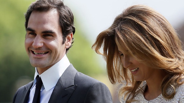 Roger Federer and Mirka