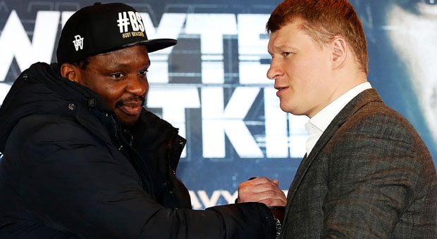 Dillian Whyte and Alexander Povetkin