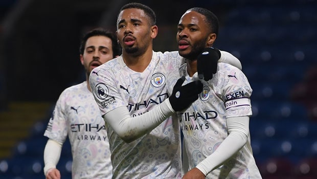 Gabriel Jesus and Raheem Sterling 