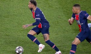 Neymar and Mbappe PSG