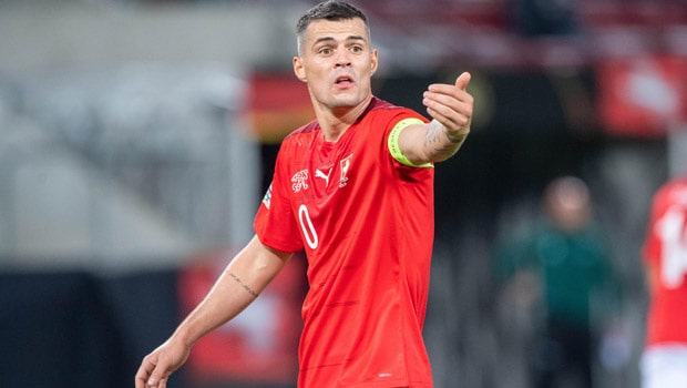 Granit Xhaka Switzerland Euro 2020-21 