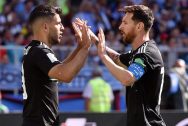 Lionel Messi and Sergio Aguero Barcelona