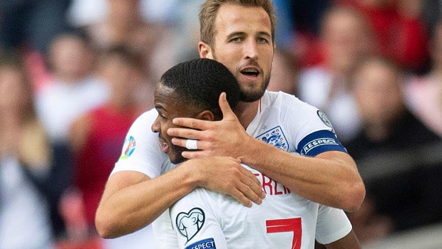 Raheem Sterling and Harry Kane England Euro 2020 