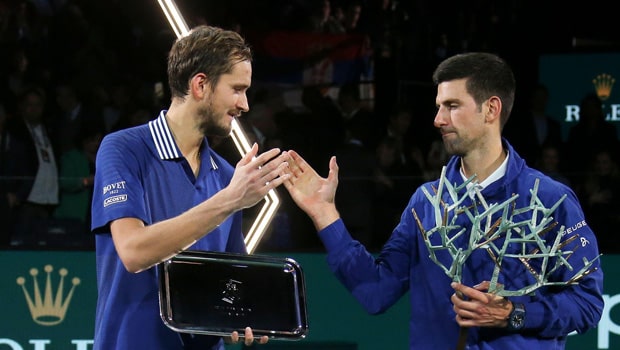 Novak Djokovic Daniil Medvedev