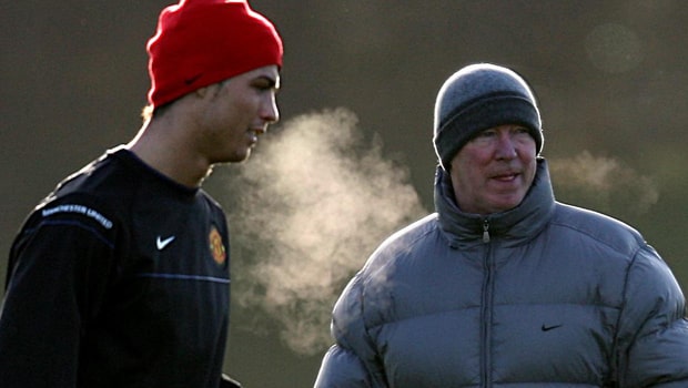 Cristiano Ronaldo and Sir Alex Ferguson