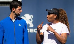 Novak Djokovic and Serena Williams