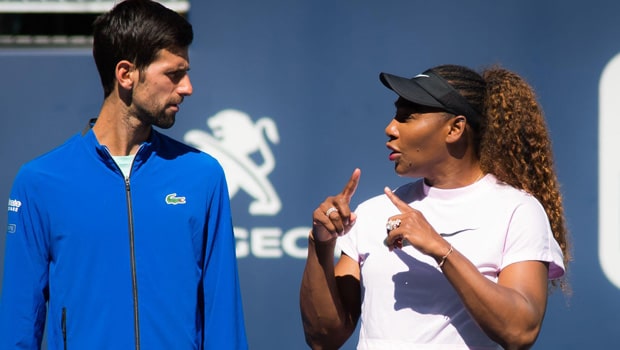 Novak Djokovic and Serena Williams