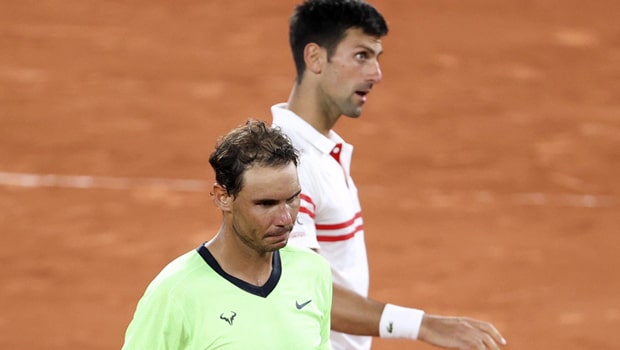 Rafael Nadal and Novak Djokovic 