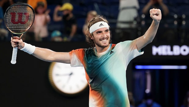 Really happy with the way I served – Stefanos Tsitsipas after beating Jannik Sinner to seal AO semifinal berth