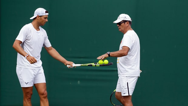 Toni Nadal and Rafael Nadal