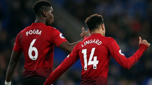 Jesse Lingard and Paul Pogba