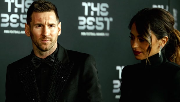 Antonela Roccuzzo and Lionel Messi